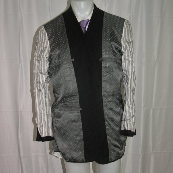 Brooks Brothers Own Make Custom Charcoal Stripe Two Button Suit 42L - Picture 9 of 15